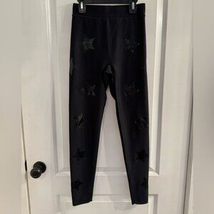 Ultracor Lux Knockout Star-Print Ankle Leggings Black Large